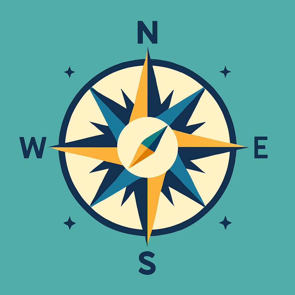 róża wiatrów symbolika