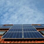 solar system, roof, power generation, solar power, solar cells, energy, electricity, house, solar energy, solar panel, energy transition, blue, renewable, housetop, technology, environmentally friendly, electricity generation, heaven, nature, clouds, sun, roof tiles, roof panels